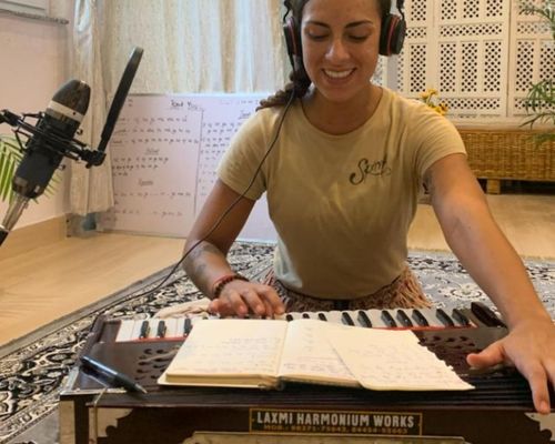 Raga study at Rishikesh Music Class